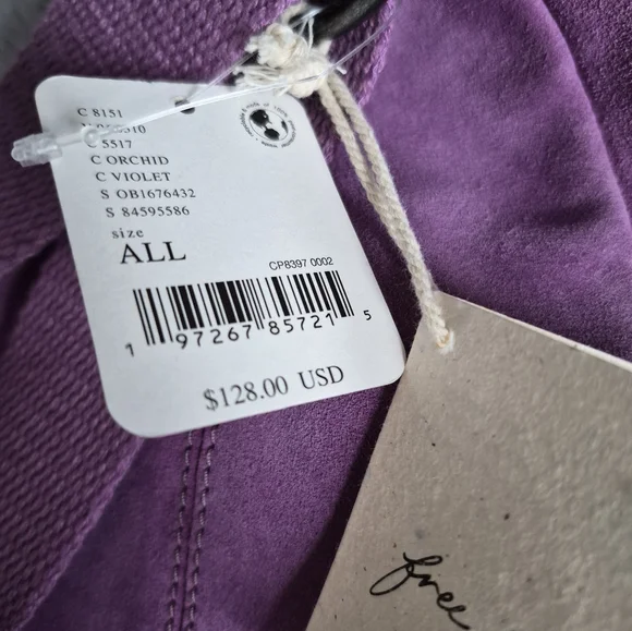 Free People Suede Sling Backpack - Picture 5 of 5